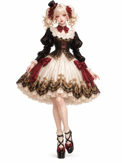 葡萄酒色のドールハロウィン